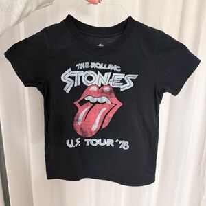 5T Rolling Stones graphic tee toddler